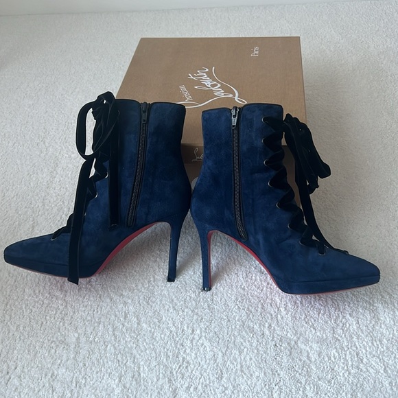 Christian Louboutin Circus Nana velour bootie - Picture 3 of 4